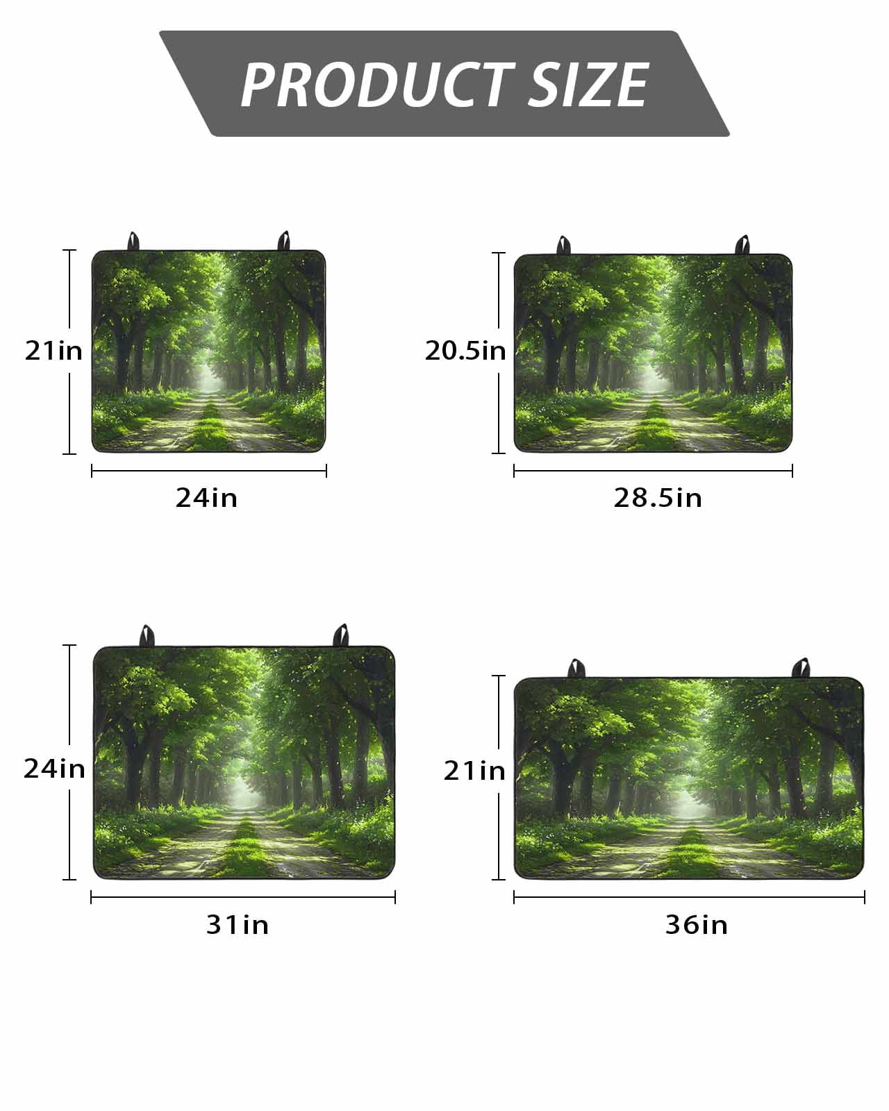 Stove Top Covers for Electric Stove, Green Trees Glass Stovetop Cover Protector, Forest Art Decor Spring Summer Nature Leaf Induction Cooktop Protector Oven Mat for Kitchen Countertop 24"x21"
