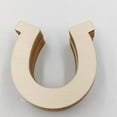 thumbnail image 6 of FUEENIRVA Beige Wooden Horseshoe Cutouts for Painting and Stenciling Crafts, 6 of 8