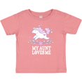 thumbnail image 3 of Inktastic My Aunt Loves Me Unicorn Girls Baby T-Shirt, 3 of 5