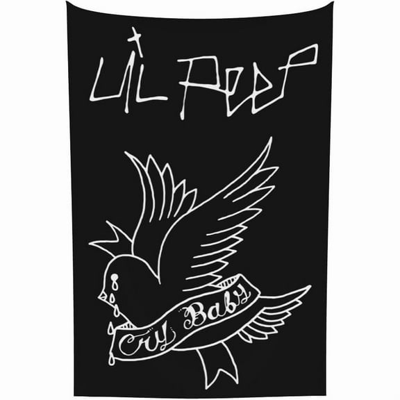 Lil Music Peep Tapestry for Bedroom Livingroom Dormitory Wall Hanging Decor Tapestries