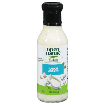 O N Ranch Dressing, Free from Artificial Flavors, 11.8 fl oz