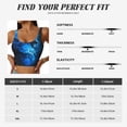 thumbnail image 5 of Pofeuu Blue Fire Cool Wolf Print Sports Bra for Women Sexy Vest Yoga Running Gym Fitness Crop Bras Tops-Large, 5 of 8