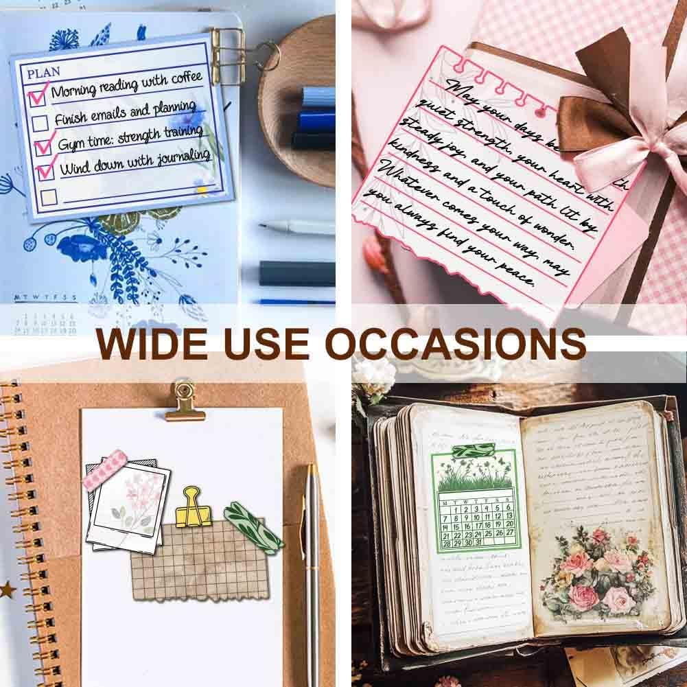 29 Pcs Journal Stamps for Crafting Card Making Supplies Set Include 3 Acrylic Clear Stamp Blocks 6 Clear Silicone Stamps Seals 20 Craft Ink Pads Calendar Planner Stamp for DIY diy