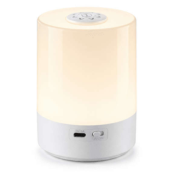 DAYBETTER Night Light, Dimmable Table Lamp with 3 color temperatures, Adjustable Brightness & 3 Timer Settings, USB Rechargeable Bedside Lamp for Bedroom, Baby Nursery, Bathroom & Living Room