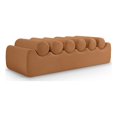 thumbnail image 1 of Meridian Furniture Rumble Cognac Vegan Leather Bench, 1 of 11