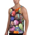thumbnail image 3 of Rocae Easter Eggs1 for Men's Workout Tank Top Men's Running Tank Top Dry Fit Athletic Workout Tank TopsX-Large, 3 of 9
