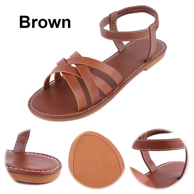 Zapatos Playa Al Aire Libre Sandalias Vestir Cómodo Dedo Abierto Slip On Casual para Mujeres