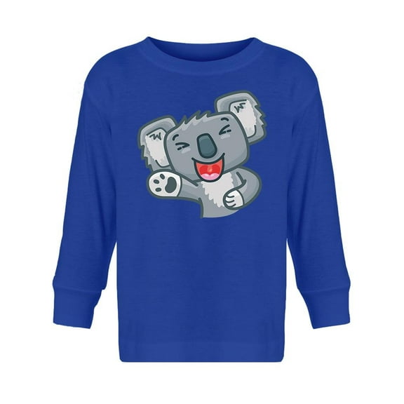 Cute Koala Laughing Long Sleeve Toddler -Image by Shutterstock,  3 Toddler