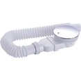 thumbnail image 1 of Extra Flat Shower Drain 90 Mm - Drain Hole Kit For Shower Tray, Shower Siphon With Odor Trap, Hair Sieve, Flexible Hose, 1 of 3