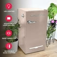 thumbnail image 4 of Frigidaire 3.2 cu. ft. Retro Compact Refrigerator with Side Bottle Opener, Coral, 4 of 8