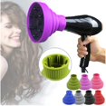 thumbnail image 4 of 1 funda difusora de silicona para secador de pelo, plegable, resistente a la temperatura, secador de pelo rizado, accesorios para peinar el cabello, 4 of 5