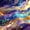 Purple Cyan, variant on Castle Fairy Glitter Gold Foil Galaxy Wave Zipper Twin Comforter Sets with Fitted Sheet and 2 Pillowcases,Sparkly Nebula Alcohol Ink Graphic Zipper Bedding Set,Purple Cyan,Reversible,4-Piece