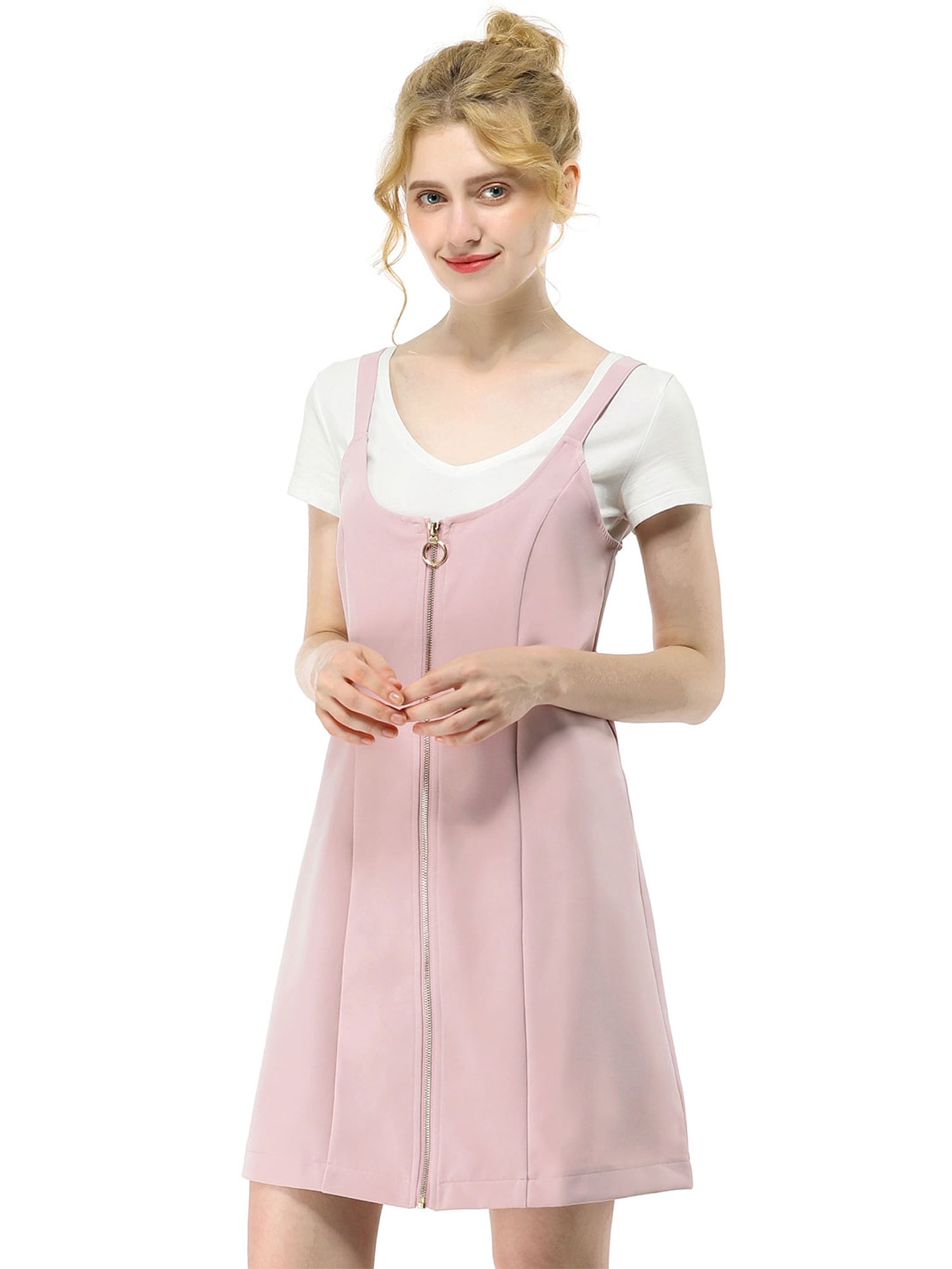 pink pinafore
