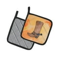 thumbnail image 2 of Caroline's Treasures Cowboy Boot Watercolor Pair of Pot Holders, 2 of 3