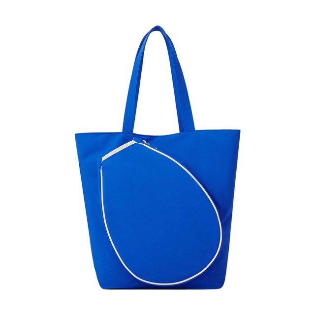Siruishop Tennis Bag Easy to Access Nylon Racquet Carrying Bag for Competition Workout Blue