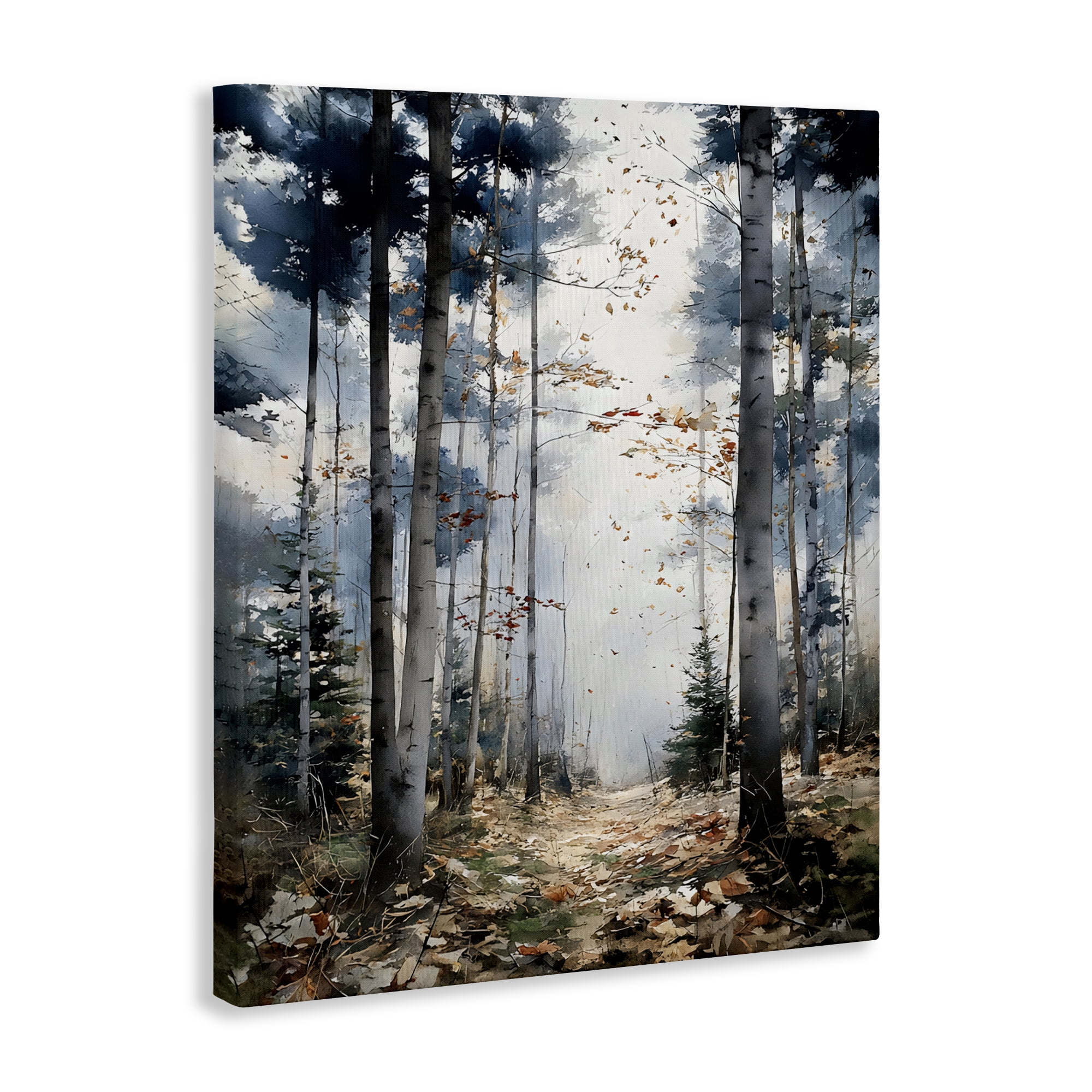 Stupell Industries Cold Woods Birch Forest Canvas Wall Art, design by Franklyn Gregory
