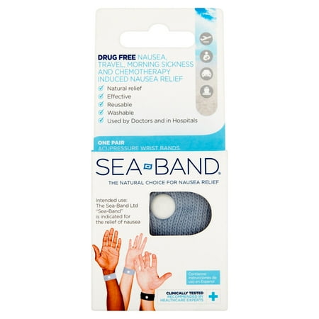 Sea-Band Accupressure Wrist Bands - 2 CT