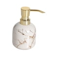 thumbnail image 1 of Ceramic Liquid Soap Dispenser with Pump Reusable Multipurpose Liquid Pump Bottle White, 1 of 8