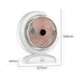 thumbnail image 3 of Running Horse Lamp Fan 3 Speed Wind Speed Sleep Natural Conditioner Small Fan Portable Office Cycling Fan Dormitory USB Cycling Fan Gift, 3 of 9