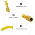 Portable Car Refrigerant Recharge Hose Car AC Air Conditioner Recharge