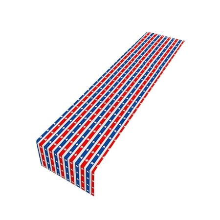 

Coopserbil USA 4th of July Patriotic Memorial Day Table Flag Independence Day Holiday Kitchen Table Decoration Indoor Outdoor Home Party Decoration Coastal Table Runners Table Birthday Party