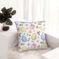 thumbnail image 6 of Pofeuu Easter Egg3 Print Double-sided plush pillowcase Square Throw Pillow Covers Pillows Cover for Living Room Bedroom Sofa Couch Cushion Cover（No pillow core）-12"x12", 6 of 7