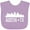 Lavender, variant on Inktastic Austin Texas Skyline Silhouette TX City Boys or Girls Baby Bib