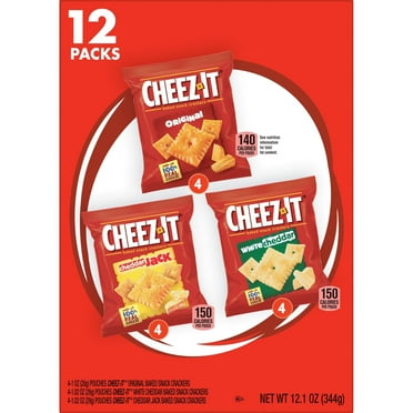 Cheez-It Variety Pack Cheese Crackers, 12.1 oz - 12 ct- Pack of 2