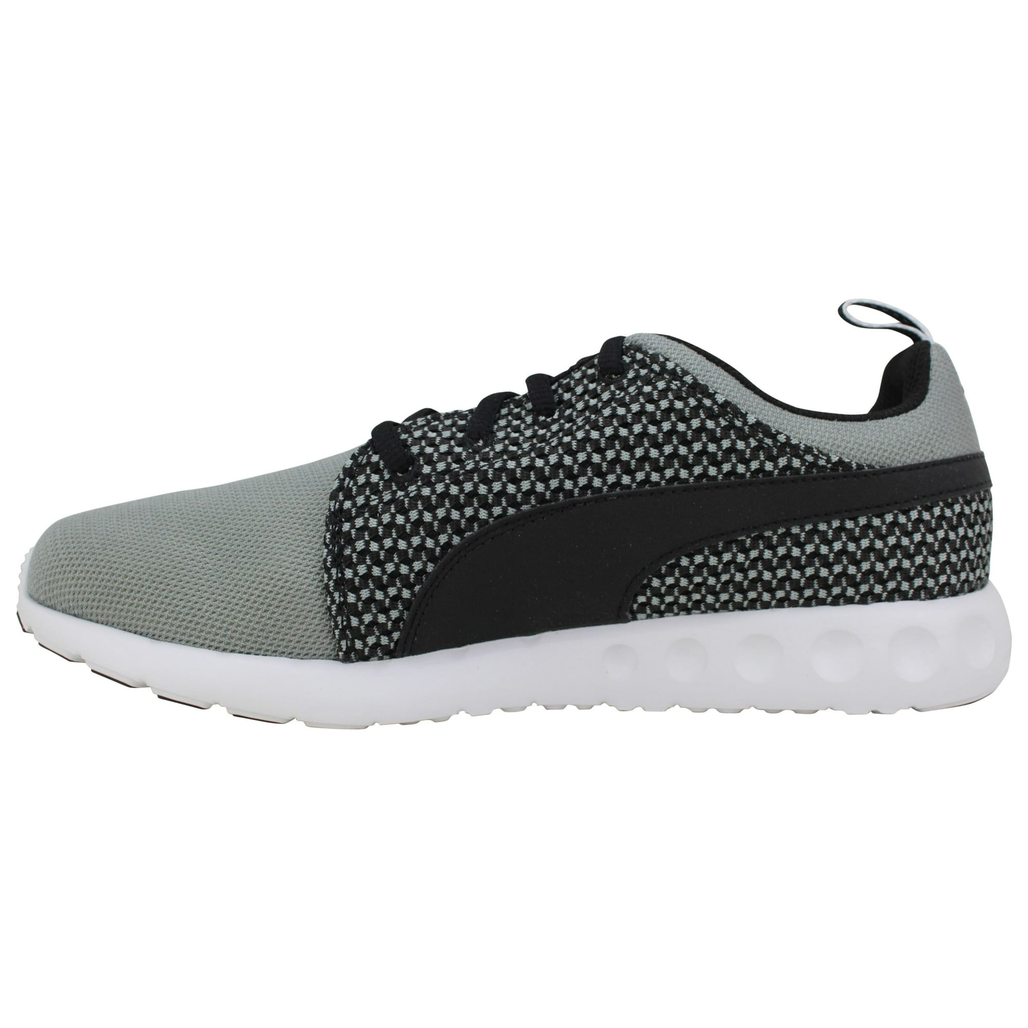 Puma Carson Runner Knit Limestone Gray Black 188150 12 Men s Size 10 Medium Walmart