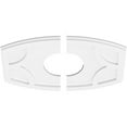 thumbnail image 6 of 16"W x 10 5/8"H x 7"ID x 8 1/2"C x 1"P Kailey Architectural Grade PVC Contemporary Ceiling Medallion, Two Piece, 6 of 7