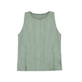 thumbnail image 4 of Admvng Womens Cotton Tank Top Stripe Sleeveless Scoop Neck Casual Summer Basic Camisole Blouse, 4 of 7