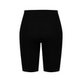 thumbnail image 6 of Yievot Plus Size Biker Shorts Women Ribbed Knit Elastic High Waist Workout Gym Running Yoga Shorts, 6 of 7