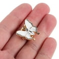 thumbnail image 4 of Toyvian Woman Cufflinks Butterfly Rhinestone Shirt Collar Decoration 1 Pair, 4 of 6