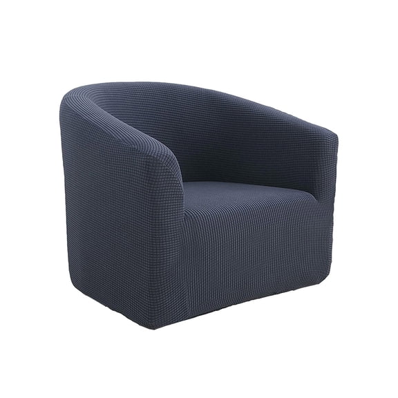 PPLoney Stretch Barrel Chair Slipcover | Soft Polyester Armchair Cover | Printed Design for Living Room Protection
