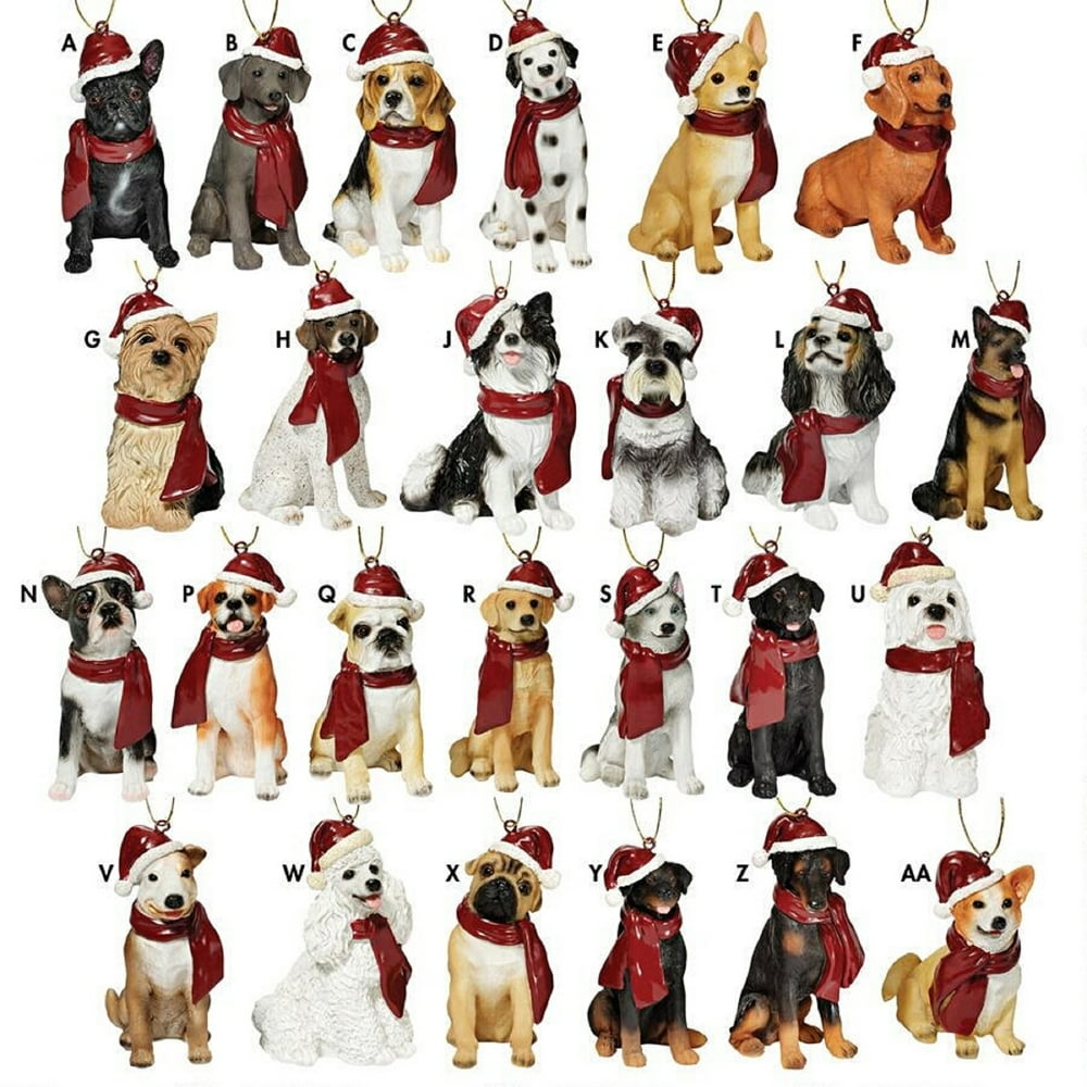 3.5" Set Of 25 Dog Christmas Ornaments - Walmart.com - Walmart.com
