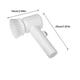 thumbnail image 3 of Electric Cleaning Brush | Handheld Rechargeable Scrubber | 3 Replaceable Heads | Multi-Purpose for Kitchen Bathroom Shoes Tile Sink | 2-Speed 1200mAh USB Powered | Ergonomic Design | 15.2x8.1x21.7cm, 3 of 7
