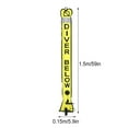 thumbnail image 3 of Decodeary Marqueur de Surface Bouée OPRV avec Bride TPU Durable Sécurité sous-Marine Design Unique Bande Réfléchissante Tube de Signalisation pour Saucisse Type 8, 3 of 6