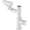 10-White, variant on Bathroom Brass Basin Faucet Mixer Hot Cold Water Tap One Hole Deck Mounted Micro Generator Temperature Display Gunmetal Bagnolux