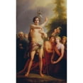 thumbnail image 2 of Heinrich Friedrich Füger 16x24 Gold Ornate Framed and Double Matted Museum Art Print Titled - Saint John Preaching (1803), 2 of 4