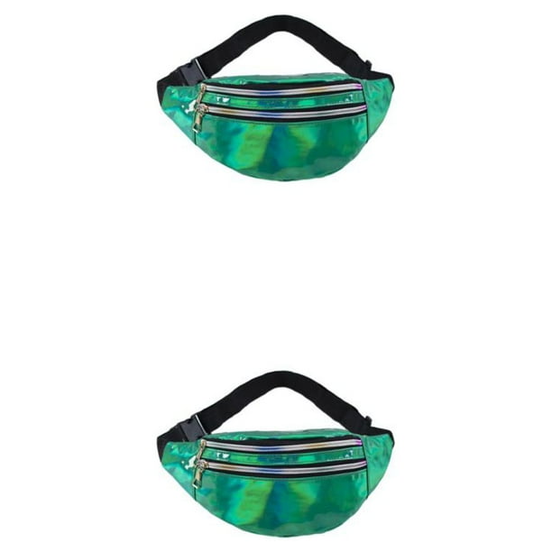 Sonducket Bolsa multifuncional de PU para viajeros Riñoneras con numerosos bolsillos para todas las necesidades verde oscuro verde oscuro 2Conjunto