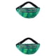 thumbnail image 1 of Sonducket Bolsa multifuncional de PU para viajeros Riñoneras con numerosos bolsillos para todas las necesidades verde oscuro verde oscuro 2Conjunto, 1 of 6