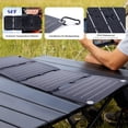 thumbnail image 2 of 40W Foldable Solar Panel Charger with USB C and USB A Outputs, Folding Solar Charger Compatible with Phone Tablet Power Banks, Portable Solar Panel Waterproof for Outdoor Camping, Hiking, Backpacking, 2 of 8