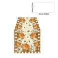 thumbnail image 3 of Btomtd 72.04 x 12.99 inch Fall Harvest Table Runner Thanksgiving Autumn Pumpkin Maple Leaf Table Runner Home Kitchen Dining Party Table Runner Decor, E, 3 of 6