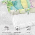 thumbnail image 3 of Dreamtimes Kawaii Dinosaur Cute Dino Hand Towels for Bathroom 100% Cotton 2 pcs Face Towel 16 x 28 inch, Absorbent Soft & Skin-Friendly, 3 of 6