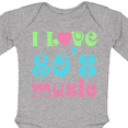 thumbnail image 4 of Inktastic I Love 80's Music Boys or Girls Long Sleeve Baby Bodysuit, 4 of 5