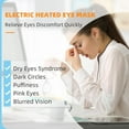 thumbnail image 4 of UNCN Heated Eye Mask USB Wearable Dry Eyes Relief Mask Warm Compress with 3 Heat and Time Settings,  Washable，Gray, 4 of 7