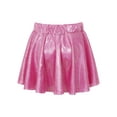 thumbnail image 2 of Aislor Girl's Metallic Skater Skort Dance Athletic Shiny Pleated A-Line Mini Scooter Skirt for Cheerleading Performance, 2 of 7