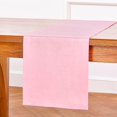 thumbnail image 2 of Solino Home Pink Lemonade Table Runner 132 Inches Long - 100% Pure Linen Extra Long Table Runner 14 x 132 Inch for Summer - Fete, 2 of 6