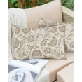 thumbnail image 6 of Khaki Fruit Throw Pillow Covers, Country Retro Floral Botanical Plant Soft Breathable Pillow Cases with Invisible Zipper for Sleeping, Standard Pillowcases for Couch Bed Sofa Chair 20x26 Inches, 6 of 6