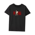 thumbnail image 4 of Camiseta para Mujer, Top de Manga Corta, Disfraz, Camiseta Clásica de Cuello Redondo para Vacaciones SG, 4 of 8